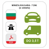 Bułgaria 7 dni - samochód (e-winieta)