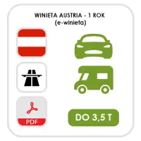 Austria 1 rok ważna do 31.01.2026 - samochód (e-winieta)