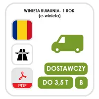 Rumunia 365 dni, kat. B - samochód dostawczy (e-winieta)